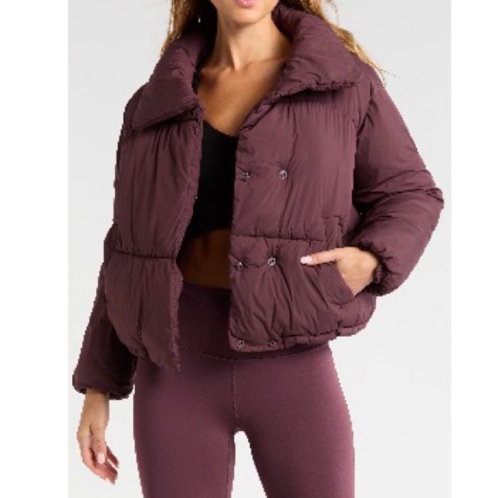 Zella Deep Purple Puffer Jacket